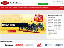 Tablet Screenshot of motoportuithoorn.nl